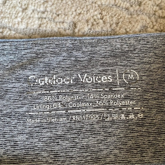 Outdoor Voices Springs Color Block High Rise Waisted Workout Leggings Yoga Pants - Picture 8 of 10